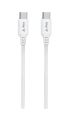 Kábel iPEAX 90010114 USB-C/USB-C 1,5 m biely