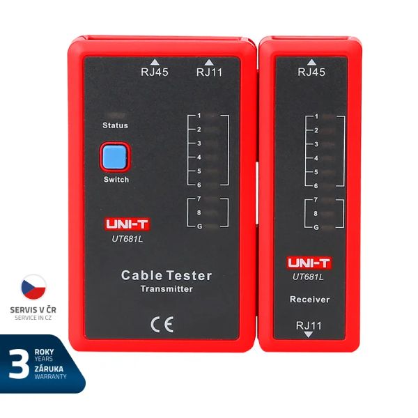 Testér káblov UNI-T UT681L (RJ45, RJ11)