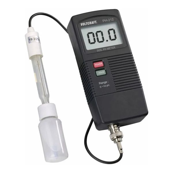 pH meter VOLTCRAFT PH-212 sada pre analýzu pôdy, 0-13 pH