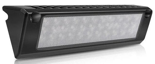 LED prídavné svetlo 10-30V/60x LED šikmé na karavany alebo lode čierne