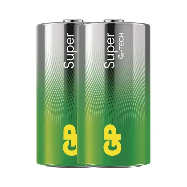 Batéria C (R14) alkalická GP Super 2ks / shrink