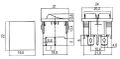 Prepínač kolískový     2x(2pol./2pin)  ON-OFF dvojitý čierny  O-I  12V