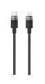 Kábel iPEAX 90010106 USB-C/Lightning 1,5 m čierny