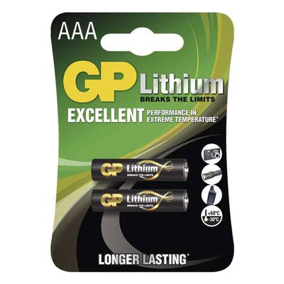 Batérie lítiová AAA R03 1,5V GP 2ks