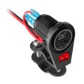 USB nabíjačka PEIYING PY-CHR0008 na motocykel