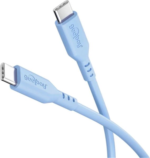 Kábel GOOBAY 77741 USB-C/USB-C 1,5m modrý
