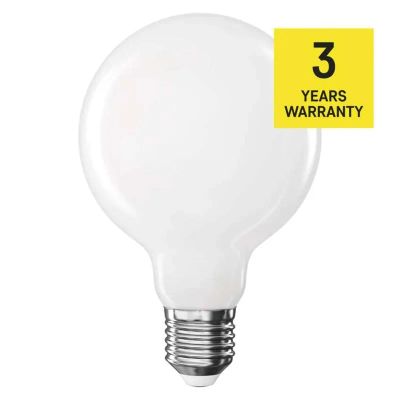 Žiarovka LED E27 7,8W G95 biela teplá EMOS ZF2D52 (75W)