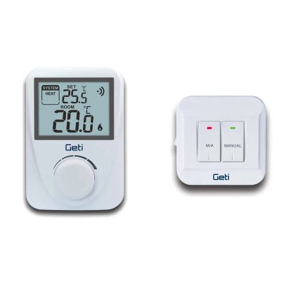 Termostat GETI GRT02 bezdrôtový