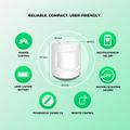 Smart detektor pohybu NOUS E2 ZigBee Tuya