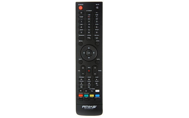 Amiko diaľkový ovládač 8150, 8240, 8320, 8330, 8340, 8820, Mini HD, Micro HD, Impulse - originál