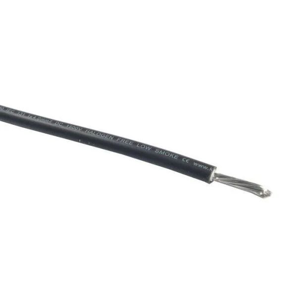 Solárny kábel 10mm2, 1500V, čierny