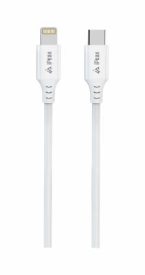 Kábel iPEAX 90010111 USB-C/Lightning 1 m biely