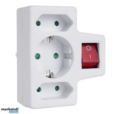 Maclean Energy - Rôzne zásuvky Schuko / Euro - S alebo bez vypínača