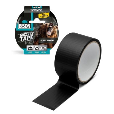 Páska lepiaca BISON Grizzly B14096 čierna 10m