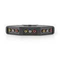Prepínač 3x Cinch/Cinch NEDIS VSWI2403BK