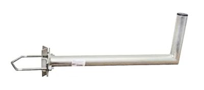 Anténny držiak 50 na stožiar s uhlom priemer 42mm výška 16cm pozink.