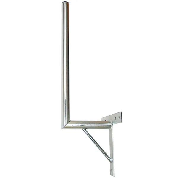 Anténny držiak 25 na stenu s vzperou priemer 42 mm výška 66 cm žiar.