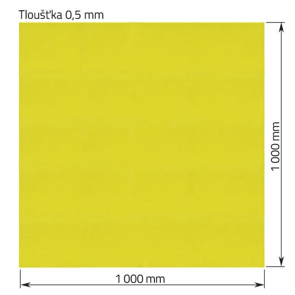 Epoxidová izolačná doska 0,5 × 1000 × 1000 mm pre batériové súpravy