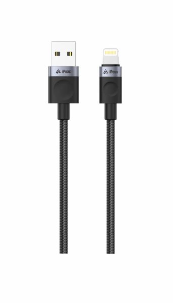 Kábel iPEAX 90010107 USB/Lightning 1,5 m čierny