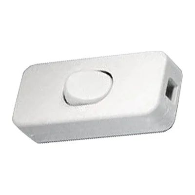 Vypínač medzišnúrový 250V/2A biely HADEX