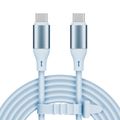 Kábel KRUGER & MATZ KM1269-1BL Basic USB-C/USB-C 1m Blue