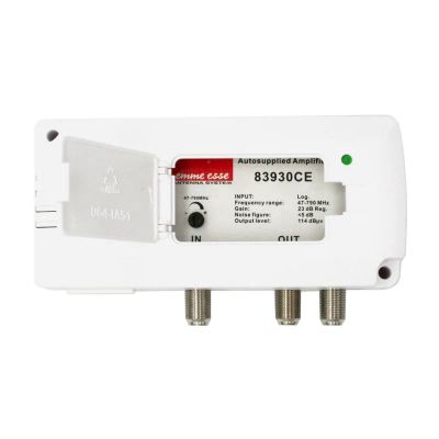 Anténny zosilňovač Emme Esse 83930CE, 47 až 790MHz, malý domovný do interiéru