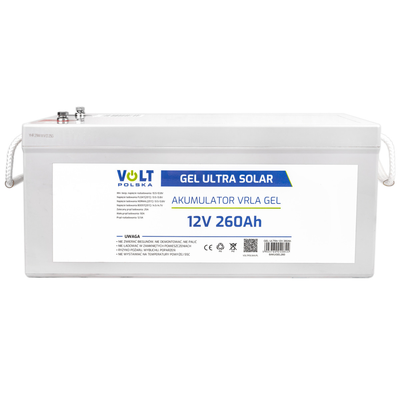 Batéria gélová 12V 260Ah V-PRO ULTRA SOLAR DEEP CYCLE