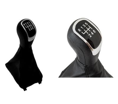Radiaca páka s manžetou Škoda Superb II 2008 - 2012 Black 6-stupňová prevodovka