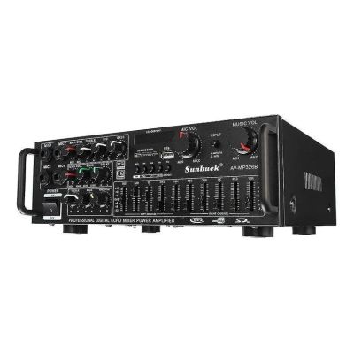 Zosilňovač, rádio, bluetooth, prehrávač MP3 Sunbuck AV-MP326BT