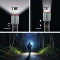 LED nabíjacie kovové svietidlo 1200 lm, 2200 mAh