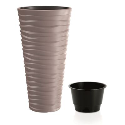 Kvetináč SAND SLIM mocca 29,6cm
