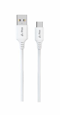 Kábel iPEAX 90010113 USB/USB-C 1m Biely
