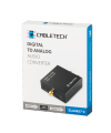 Prevodník CABLETECH ZLA0857-2 audio 1x S/PDIF-KOAX IN | 2x CINCH-JACK 3.5mm OUT stereo