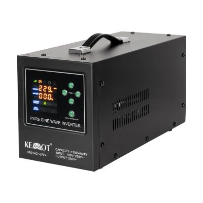 Zdroj záložný KEMOT PROsinus-1500/24-LFP4 24V 230V 1500VA 1050W Black URZ3427-LFP4