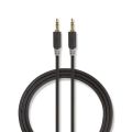 Kábel Jack 3,5mm konektor/2x Jack 3,5mm konektor 0,5m NEDIS CABW22000AT05