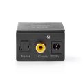 Prevodník 2x Cinch/Toslink NEDIS ACON2510BK