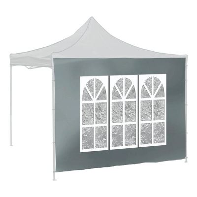 Bočnice pre párty stan CATTARA 13345 Window Waterproof 2x3m sivá