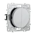 Vypínač ELECTROMALT OVAL OVA1008W biely