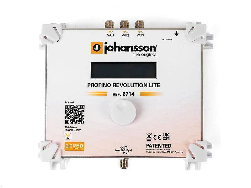 Anténny zosilňovač programovateľný JOHANSSON 6714 Profino Revolution Lite