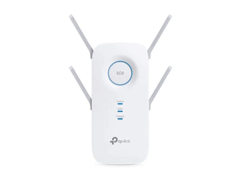 TP-Link RE650, Dual Band Wireless Wall Plugged Range Extender, 2600Mbit/s, MU-MIMO, Gigabit LAN, 4 fixné antény