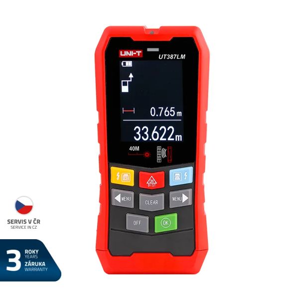 Detektor kovov a elektrických vedení UNI-T UT387LM