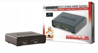 KONIG Rozbočovač HDMI/HDMI 1->2 (KÖNIG KN-HDMISPL10)
