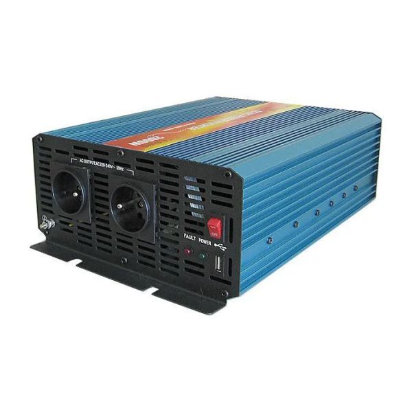 Menič napätia CARSPA P2000 24V/230V 2000W čistá sínusovka