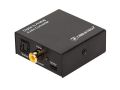Prevodník CABLETECH ZLA0857-2 audio 1x S/PDIF-KOAX IN | 2x CINCH-JACK 3.5mm OUT stereo