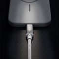 Kábel Forever Vibe USB-C - USB-C 1,0 m 60W strieborný