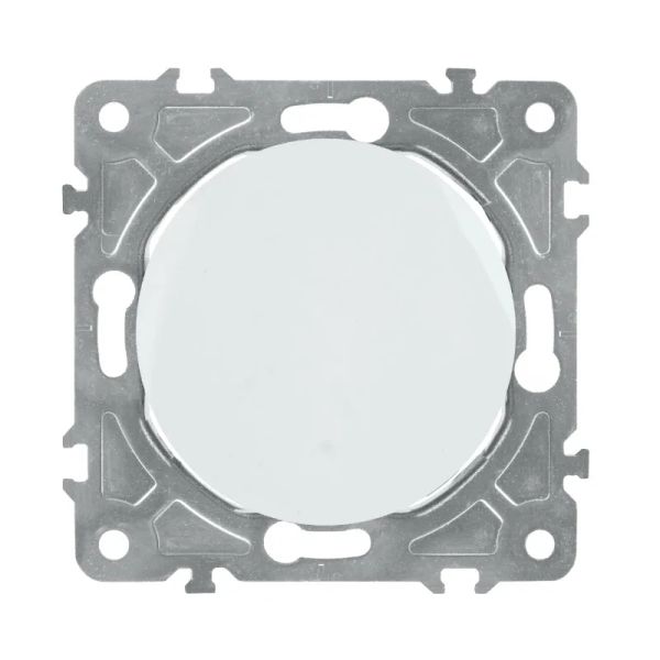 Vypínač ELECTROMALT OVAL OVA1007W biely