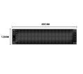 LED matrix panel "Devil eyes" 12 x 60 cm