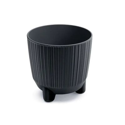 Kvetináč RYFO N antracit 10,7cm