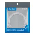 Kábel REBEL RB-6000-100-W USB/Micro USB 1m White