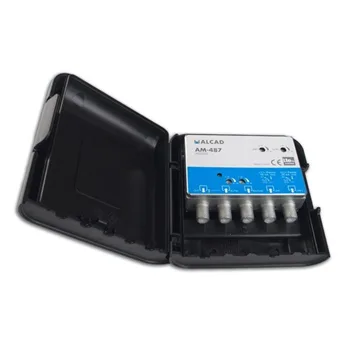 ALCAD AM-487 zosilňovač, 4 vstupy, FM-BIII/DAB-UHF-UHF, LTE700 ALCAD AM-487 zosilňovač, 4 vstupy, FM-BIII/DAB - UHF - UHF, LTE700